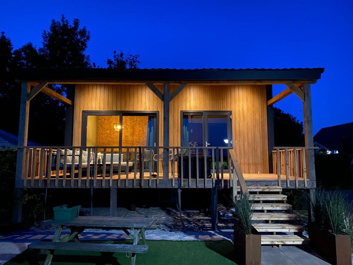 Camping Kleine Belterwijde, Wiede Lodge Met Uitzicht Over Het Water Zewnętrze zdjęcie