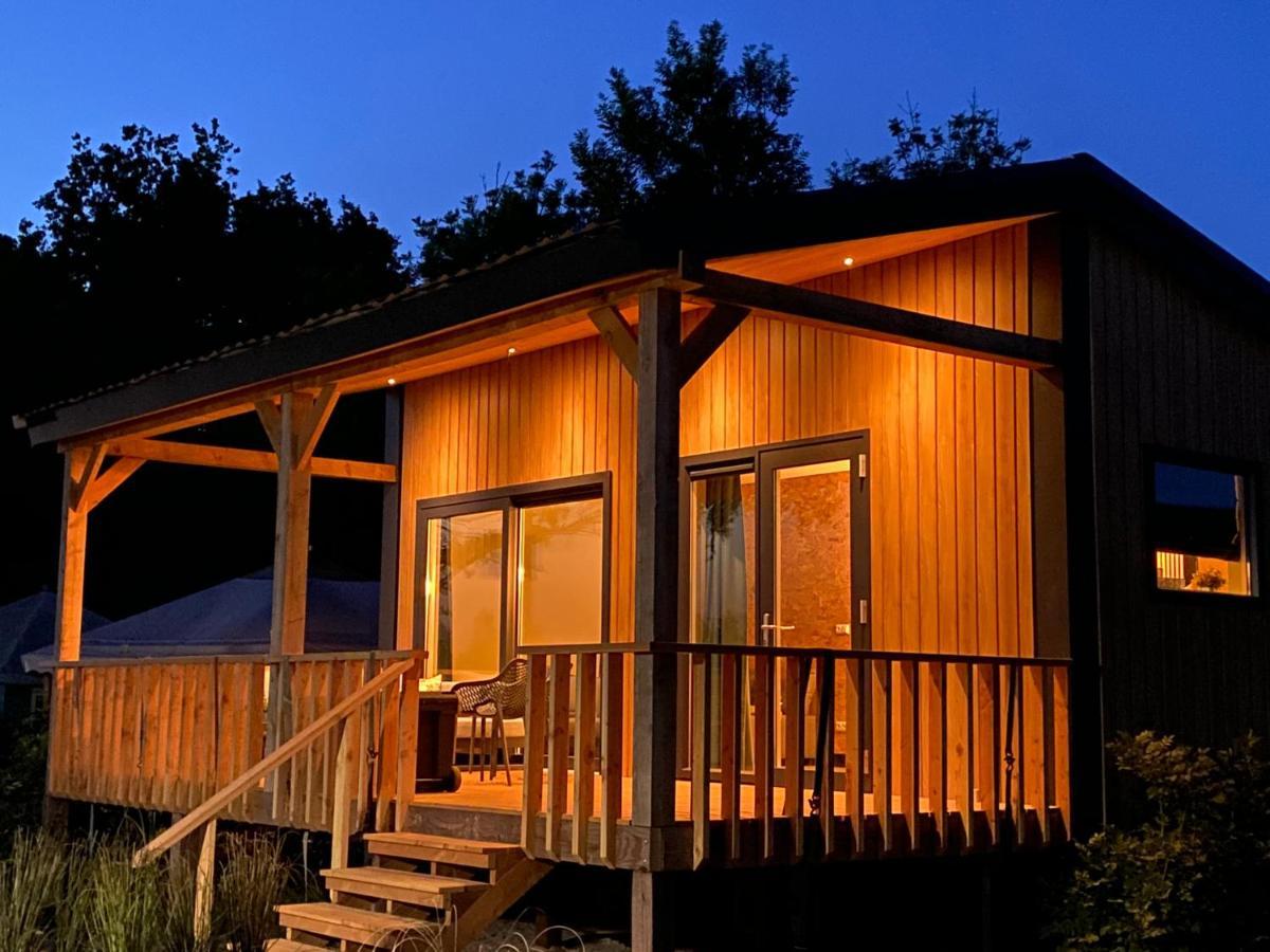 Camping Kleine Belterwijde, Wiede Lodge Met Uitzicht Over Het Water Zewnętrze zdjęcie