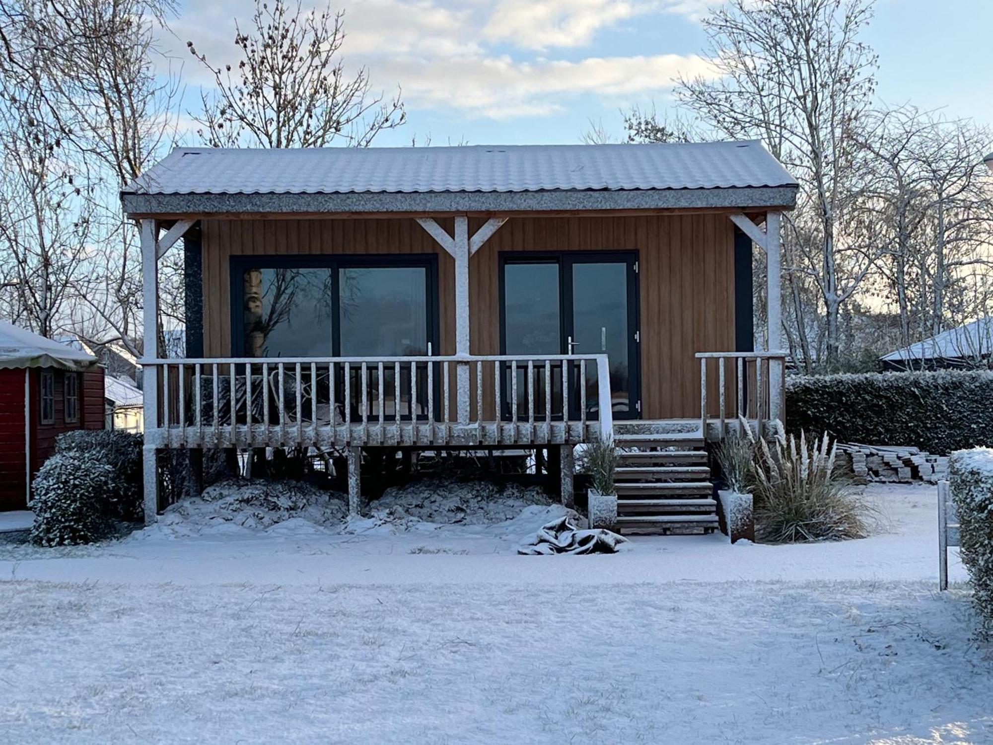 Camping Kleine Belterwijde, Wiede Lodge Met Uitzicht Over Het Water Zewnętrze zdjęcie